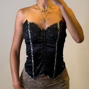 Black Studded Corset